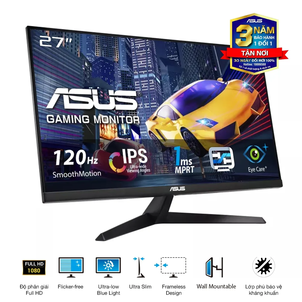 Ảnh Màn Hình ASUS VY279HGR (27 inch - IPS - FHD - 120Hz - 1ms) 4