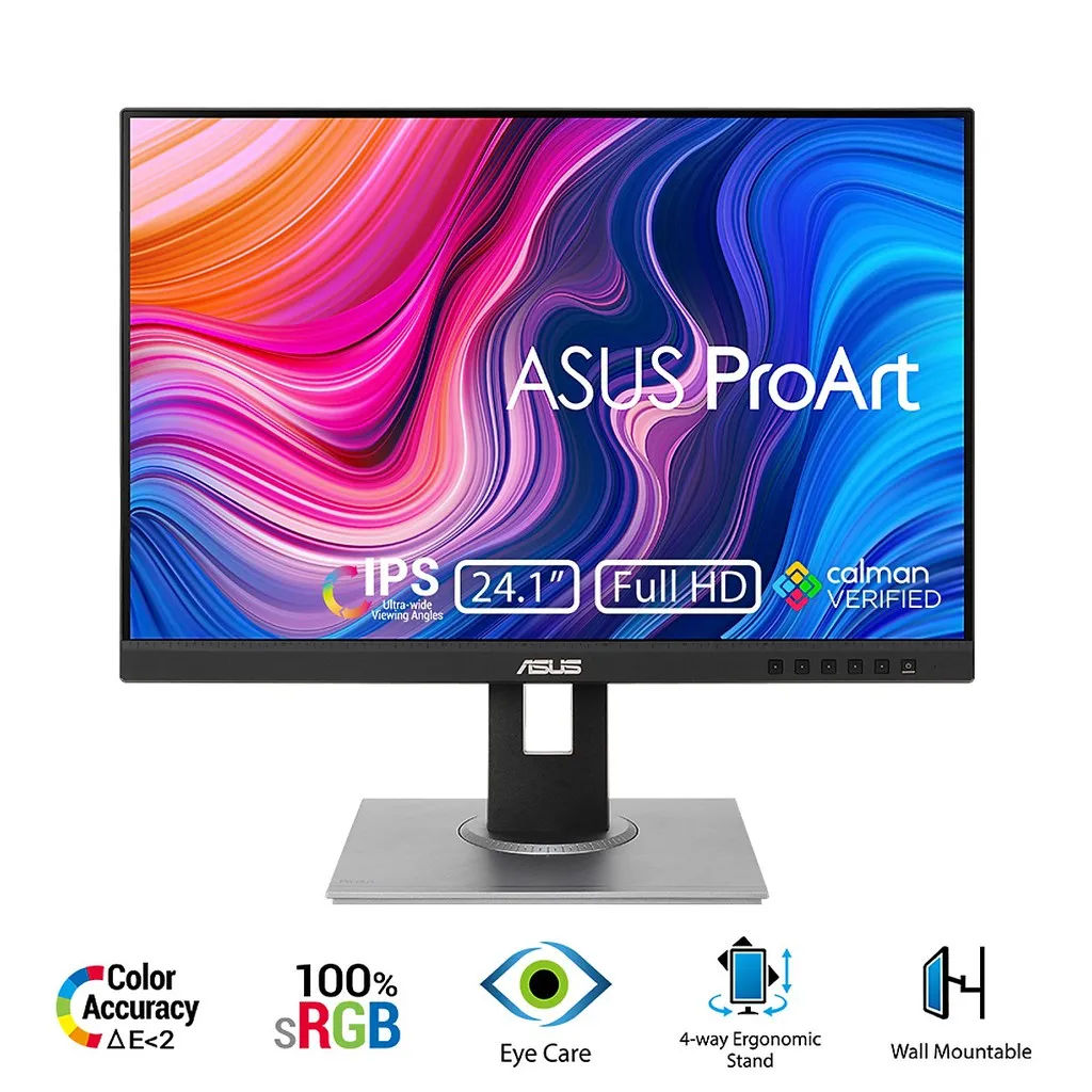 Ảnh Màn Hình Chuyên Nghiệp Asus Proart PA248QV 24.1" IPS WUXGA 100% Srgb 100% Rec.709 1
