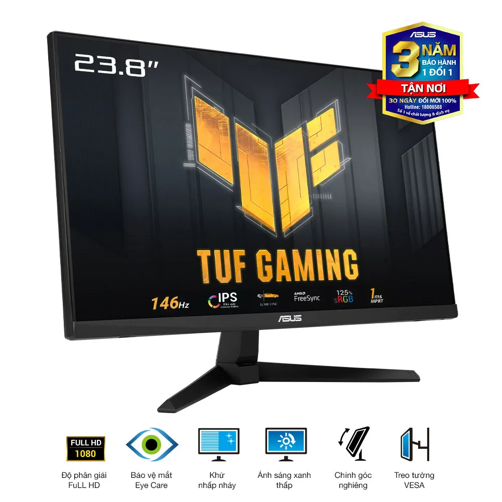 Ảnh Màn Hình Game ASUS TUF Gaming VG249QE5A 23.8" IPS FHD 146Hz 1ms AMD FreeSync™ 125% sRGB 2 Loa 1