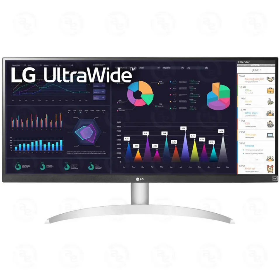 Ảnh Màn Hình LG UltraWide 29WQ600-W (29.0 inch - UWHD - IPS - 100Hz - 5ms - USB TypeC - FreeSync - HDR10 - Speaker) 1