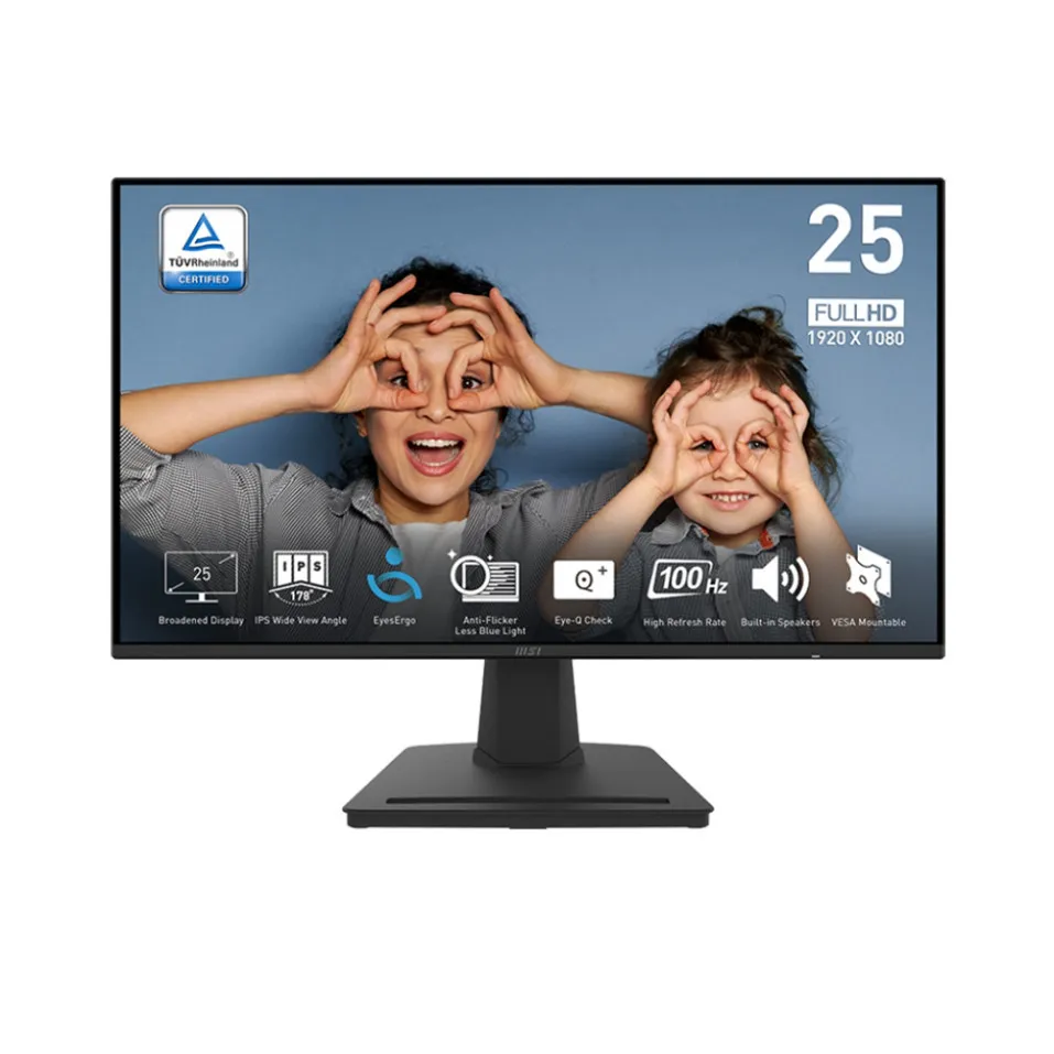 Ảnh Màn Hình MSI PRO MP251 / MP245 / MP252 (24.5 inch - IPS - FHD - 100Hz- 1ms - speaker) 1