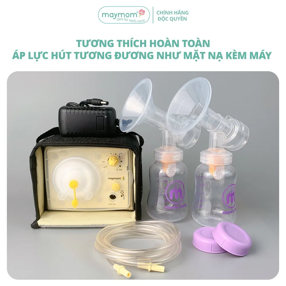 Ảnh Mặt nạ Máy Hút Sữa Maymom tương thích Máy Medela Pump 4
