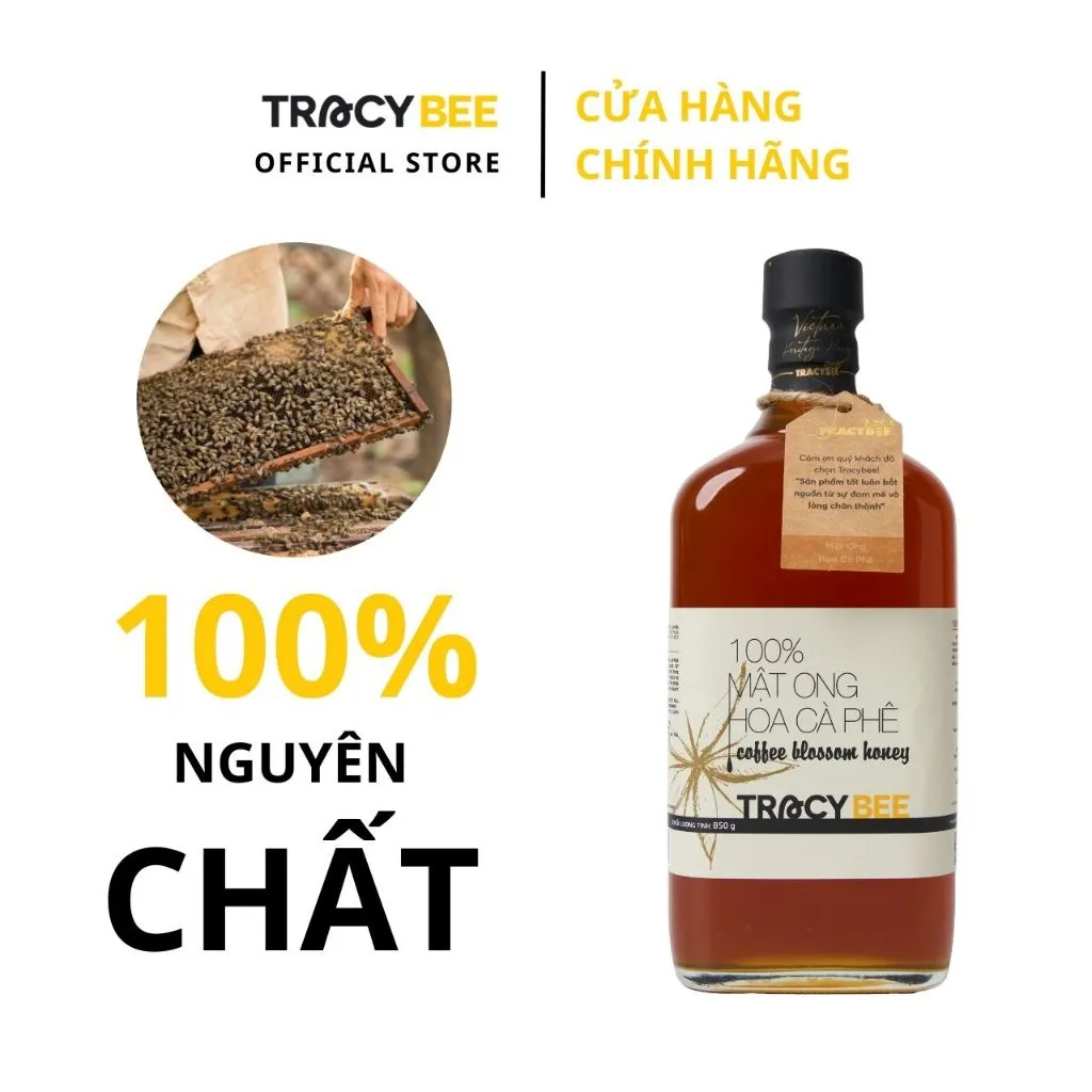 Ảnh MẬT ONG HOA CÀ PHÊ TRACYBEE 600ml 1
