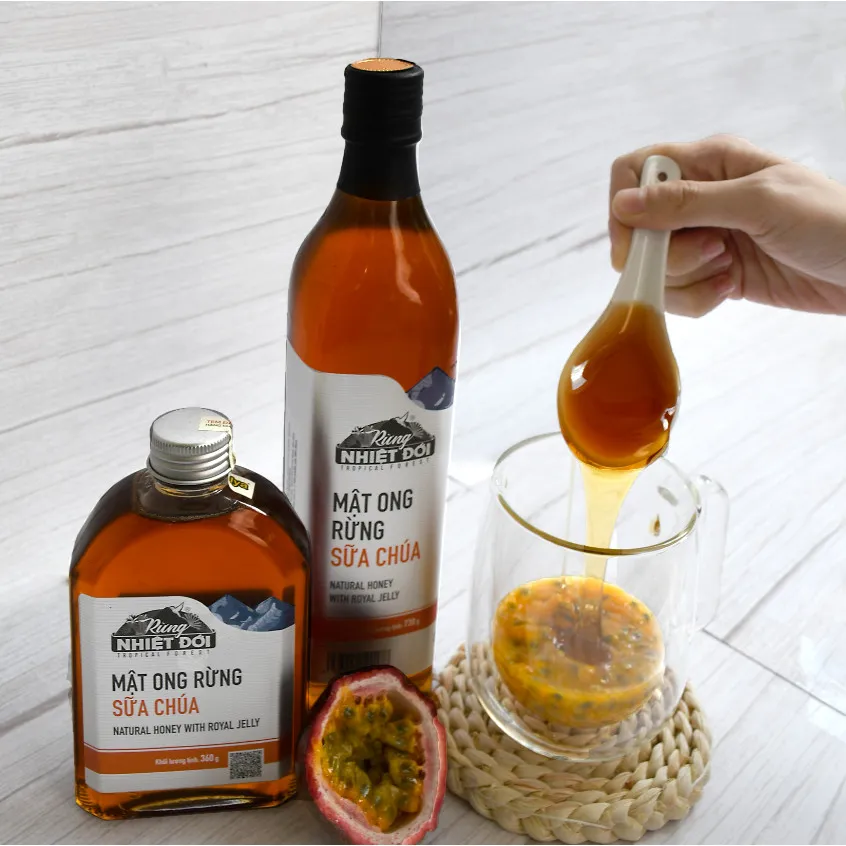 Ảnh Mật ong rừng sữa chúa – Rừng Nhiệt Đới 360g/chai - mật ong nguyên chất, tăng đề kháng 3