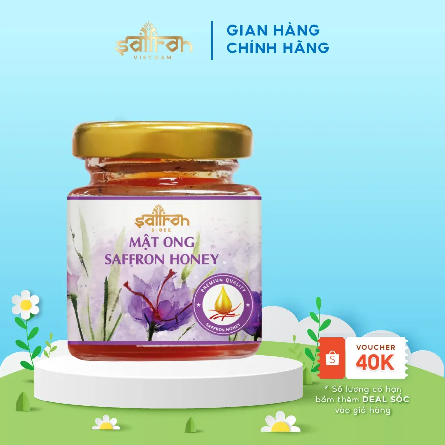 Ảnh Mật ong Saffron Nhụy Hoa Nghệ Tây 50ml/lọ thương hiệu Saffron Việt Nam 1