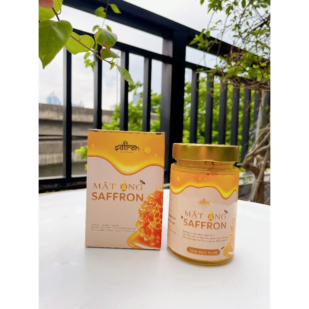 Ảnh Mật ong saffron tinh bột nghệ hũ 380ml 1