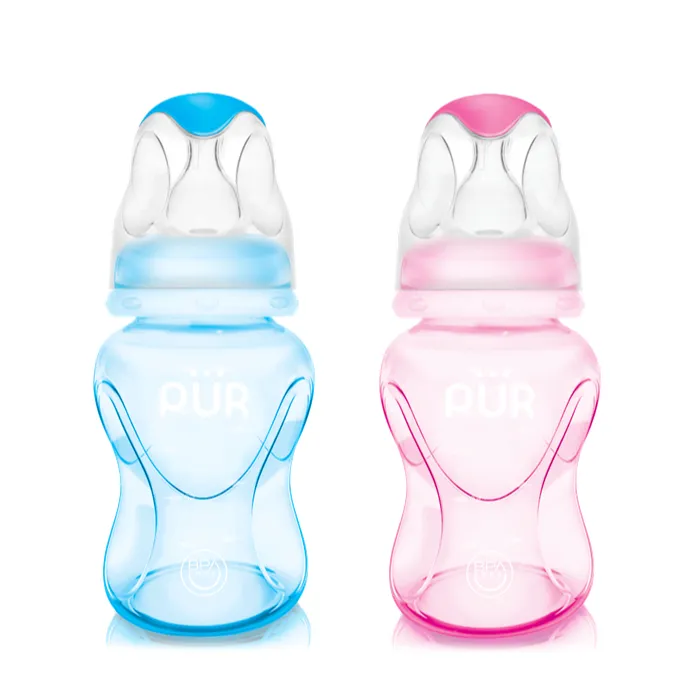 Ảnh MÀU MỚI - Bình sữa cổ thường Pur Advanced XANH, HỒNG 60ml, 125ml, 250ml 2
