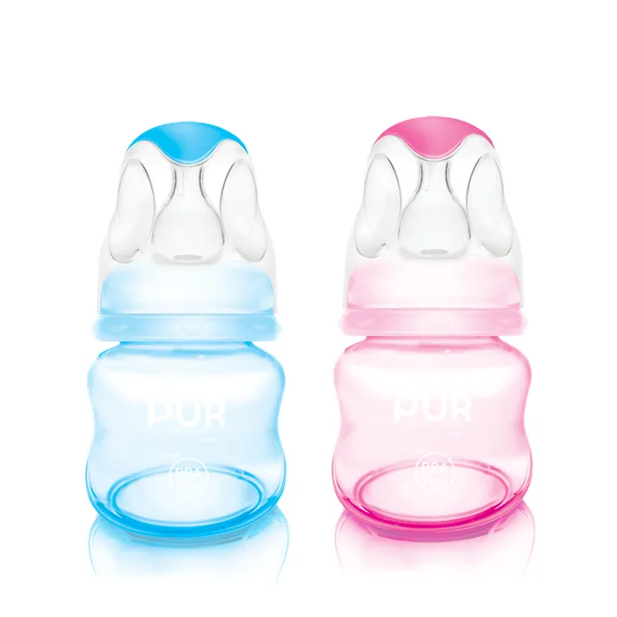 Ảnh MÀU MỚI - Bình sữa cổ thường Pur Advanced XANH, HỒNG 60ml, 125ml, 250ml 3