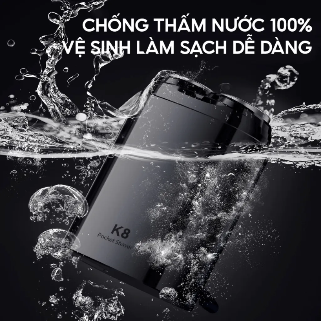Ảnh Máy cạo râu Enchen K8 đầu cạo 2D chống nước - Hàng chính hãng 4