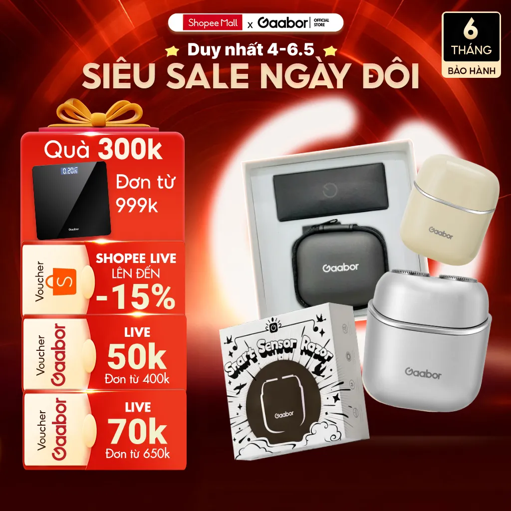 Đánh Giá Máy Cạo Râu Gaabor ER-T01: Quà Tặng Nam Ý Nghĩa, Cạo Sạch Êm Ái