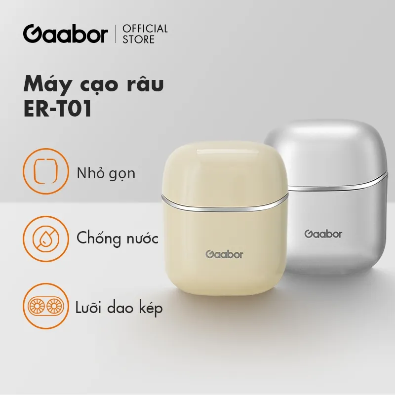 Đánh Giá Máy Cạo Râu Gaabor ER-T01: Cạo Sạch 3D, Chống Nước IPX7, Nhỏ Gọn - Mua Ngay!