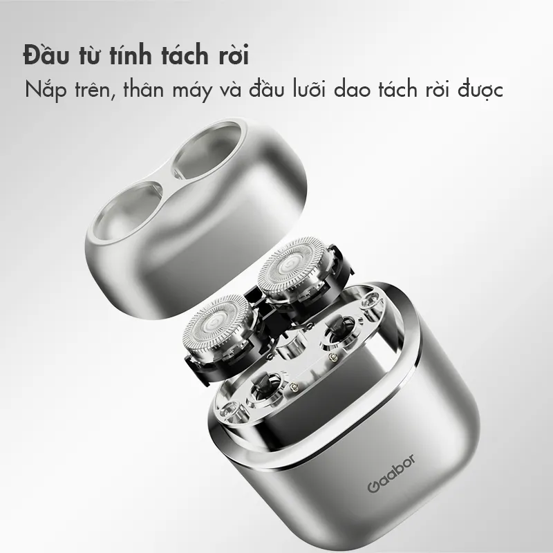 Ảnh Máy cạo râu thông minh Gaabor ER-T01 đầu cạo 3D ôm vòng, chống nước IPX7 nhỏ gọn dễ dàng mang đi 4