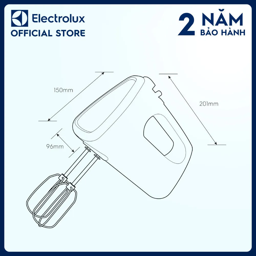 Ảnh Máy đánh trứng cầm tay Electrolux EHM3407 - Trộn đa năng, dễ dàng vệ sinh 2