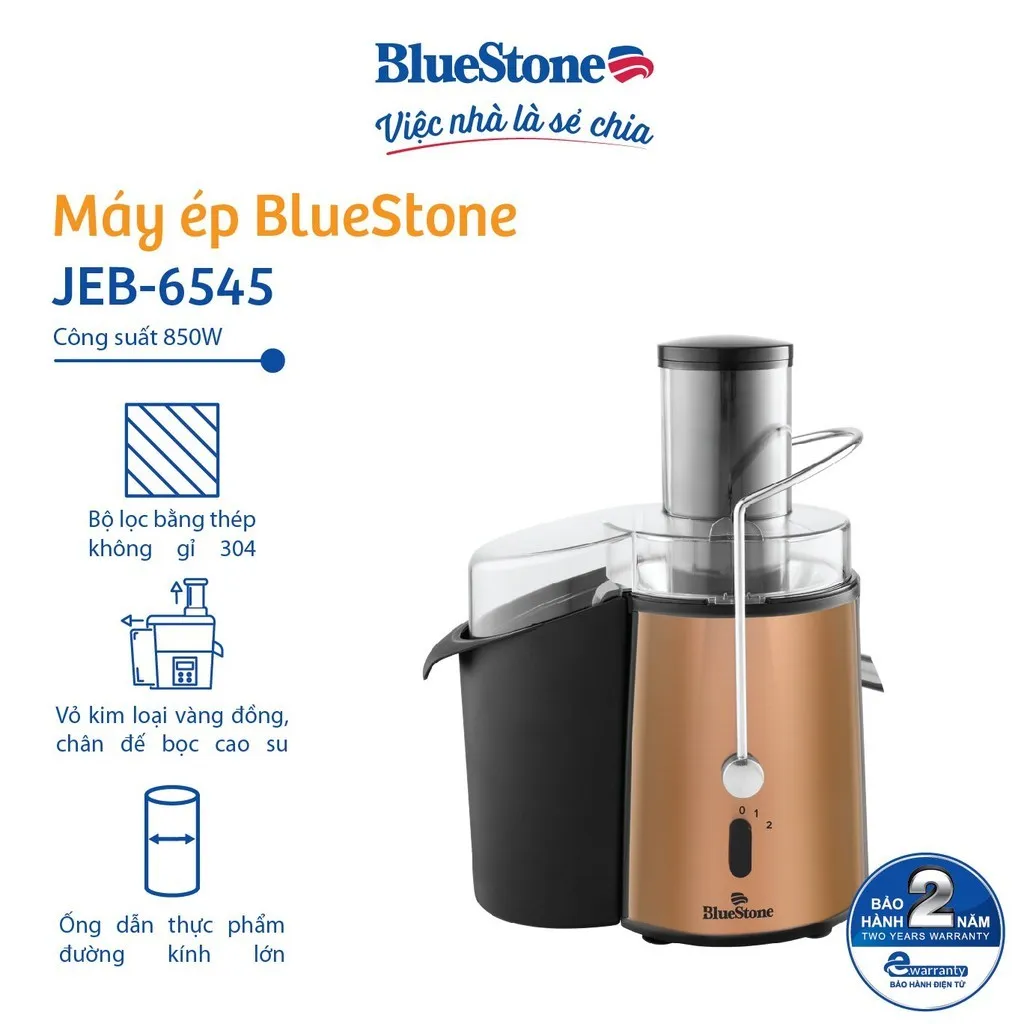Ảnh Máy Ép Trái Cây BlueStone JEB-6545 (850W) - Bảo hành 24 tháng - Hàng Chính Hãng 1