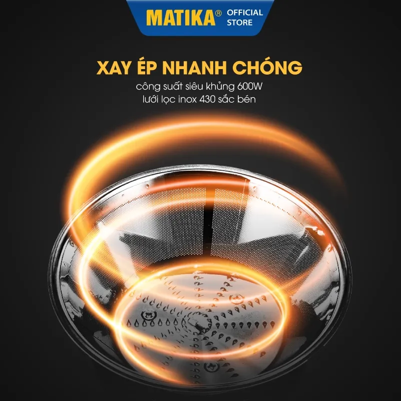 Ảnh Máy Ép Trái Cây MATIKA 1L 600W MTK-3266 3