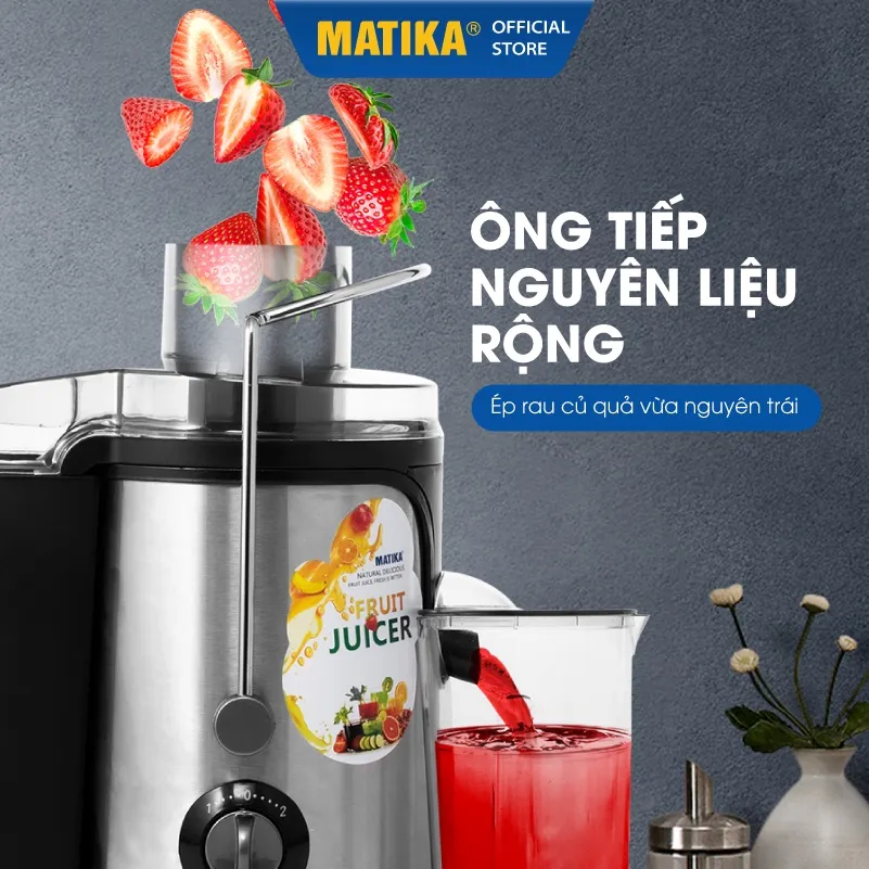 Ảnh Máy Ép Trái Cây MATIKA 1L 600W MTK-3266 4