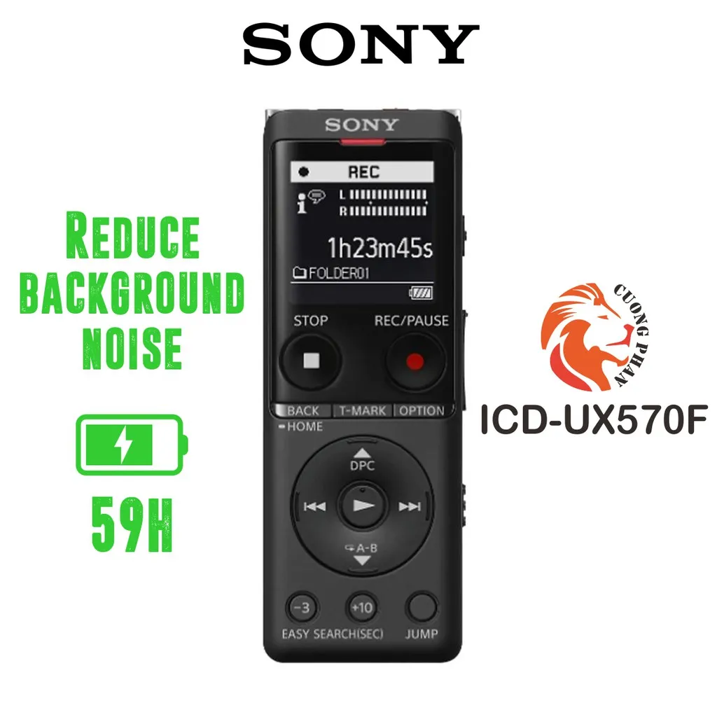 Ảnh Máy ghi âm Sony ICD-UX570F | Chính Hãng Sony Việt Nam | Bảo Hành 12 Tháng 1