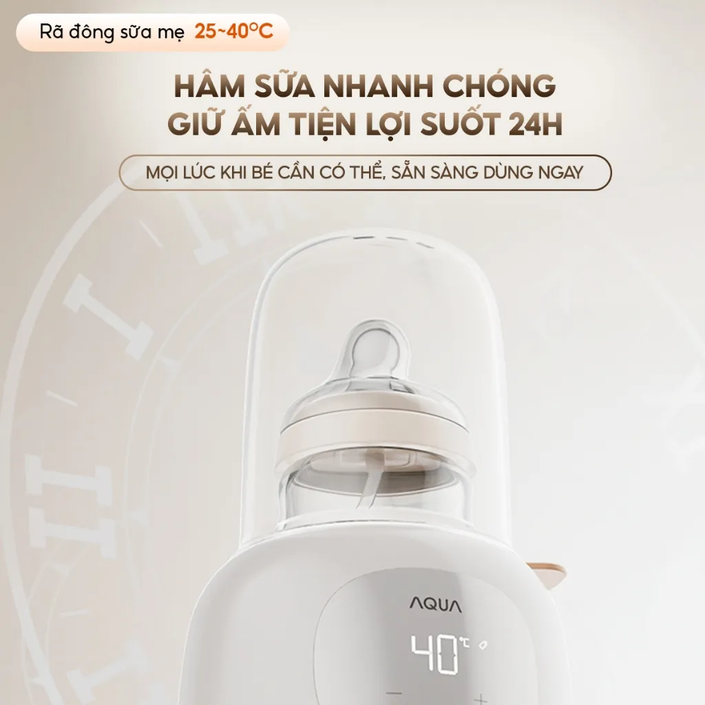 Ảnh Máy hâm sữa AQUA WS21T hâm đồ ăn dặm, tiệt trùng an toàn, kiểm soát chính xác nhiệt độ 4