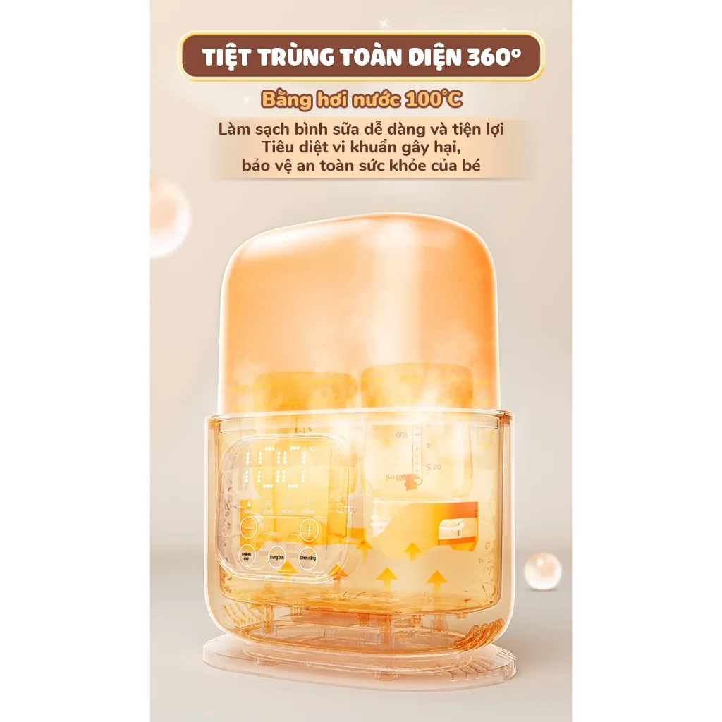 Ảnh Máy hâm sữa Chilux H5 - Điều chỉnh nhiệt độ thông minh, an toàn, tiện lợi 4