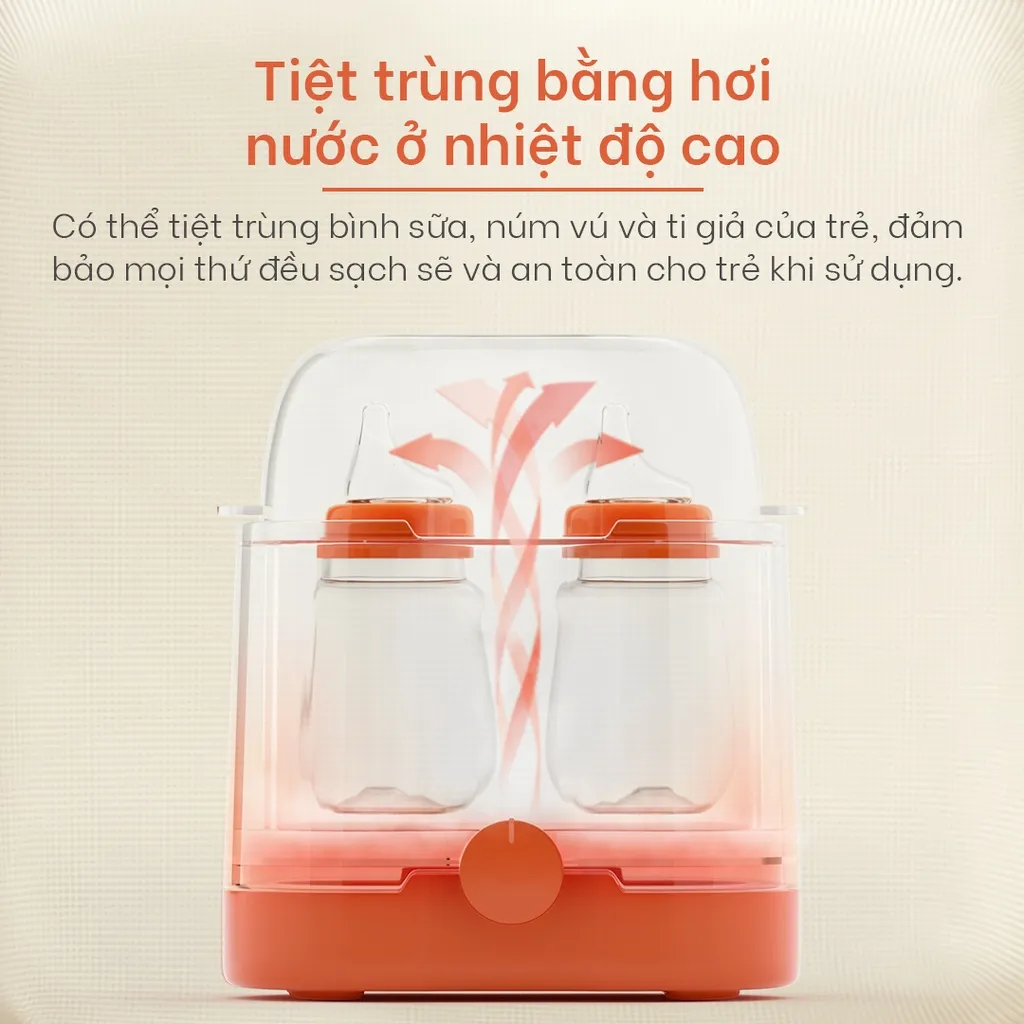 Ảnh Máy hâm sữa tiệt trùng, rả đông, giữ ấm Yoboo YB-0041 thiết kế 2 ngăn 3in1 làm nóng thức ăn - Hàng Chính Hãng 2