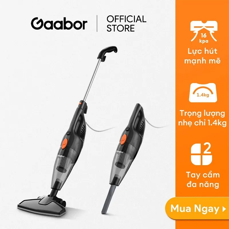 Ảnh Máy hút bụi cầm tay 2in1 Gaabor GVCW-M15AS lực hút mạnh 16000PA tháo lắp tiện lợi gia đình nhỏ gọn 2