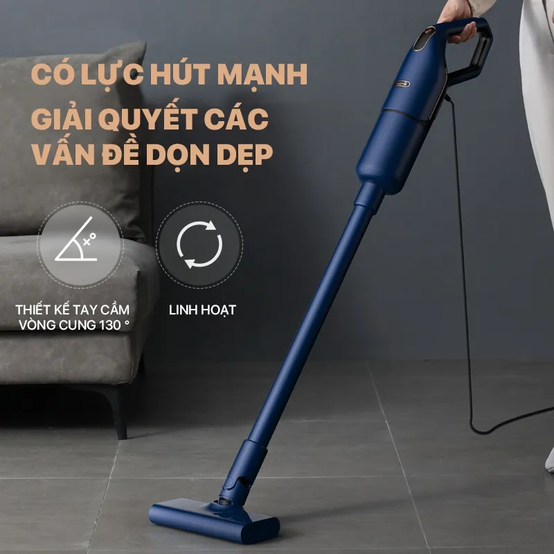 Ảnh Máy hút bụi cầm tay Deerma DX1000 đa năng lực hút 16000Pa - Bảo hành 12 tháng 2