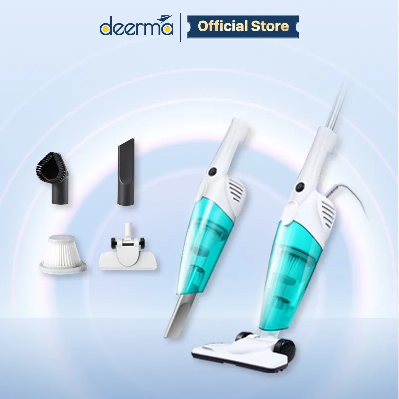 Ảnh Máy hút bụi cầm tay Deerma DX118C lực hút 15000pa, công suất 600W với bộ lọc bụi mịn HEPA - Bảo hành 12 tháng 1