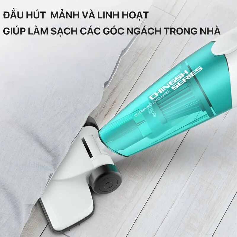 Ảnh Máy hút bụi cầm tay Deerma DX118C lực hút 15000pa, công suất 600W với bộ lọc bụi mịn HEPA - Bảo hành 12 tháng 2
