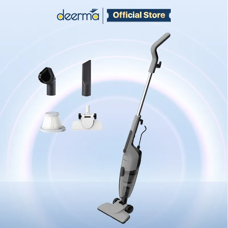 Ảnh Máy hút bụi cầm tay Deerma DX120C đen lực hút 16000pa, công suất 600W phiên bản mới 2025 - Bảo hành 12 tháng 1