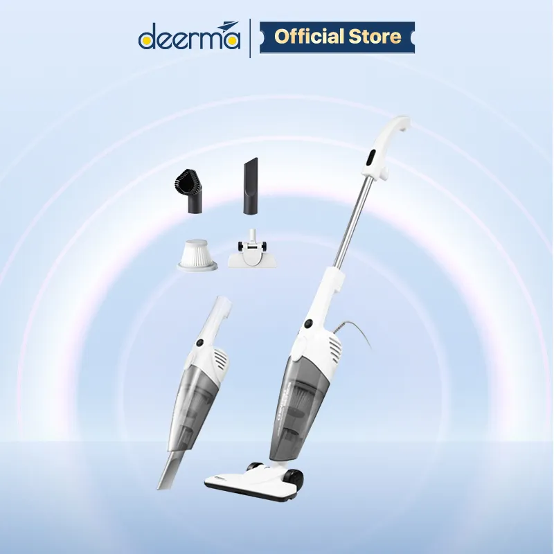 Ảnh Máy hút bụi cầm tay Deerma DX118C màu xám 3in1 đa năng lực hút 15000Pa quốc tế - Bảo hành 12 tháng 1