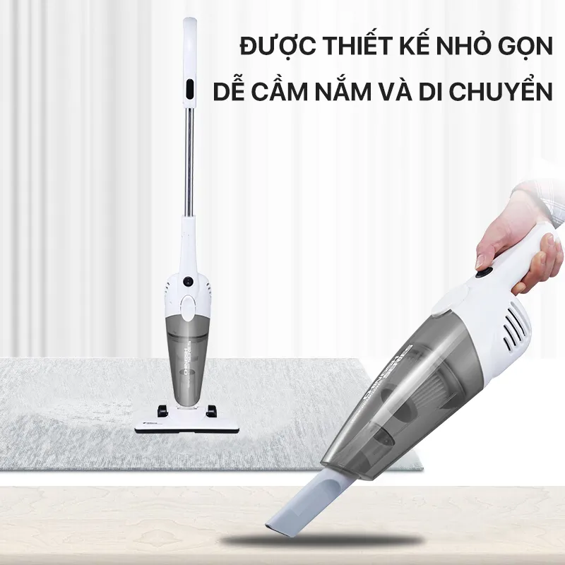 Ảnh Máy hút bụi cầm tay Deerma DX118C màu xám 3in1 đa năng lực hút 15000Pa quốc tế - Bảo hành 12 tháng 3
