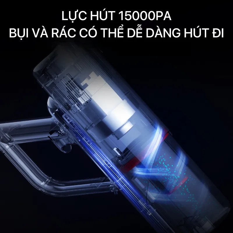 Ảnh Máy hút bụi cầm tay Deerma DX300 đa năng 3in1 công suất 600W, lực hút lốc xoáy 15000pa - Bảo hành 12 tháng 4