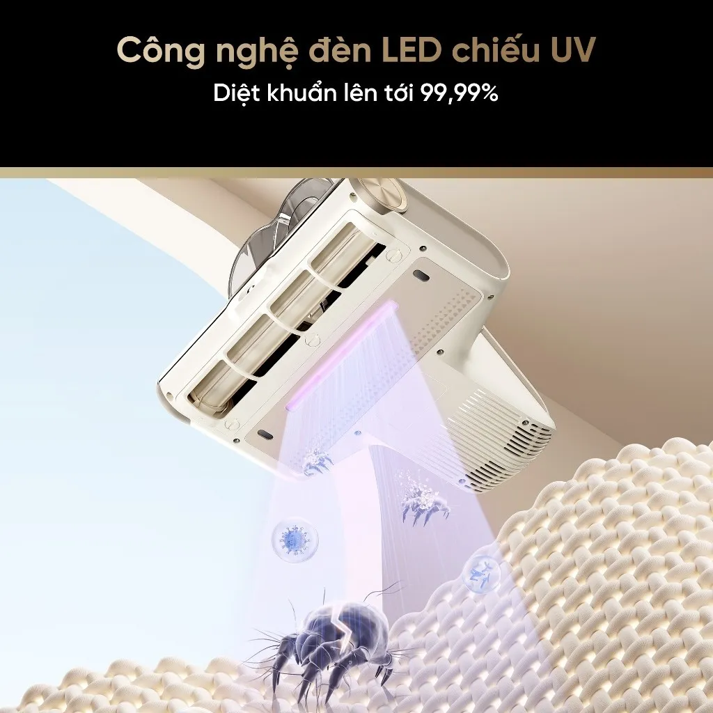 Ảnh Máy hút bụi giường nệm diệt khuẩn UV, lọc bụi mịn Dreame D20 Pro - Bản quốc tế - Bảo hành 24 tháng 3