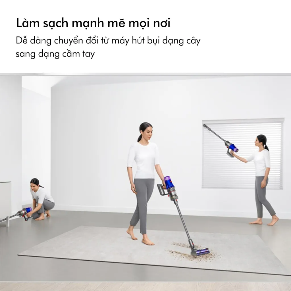 Ảnh Máy hút bụi không dây Dyson V12 Detect ™ Slim Fluffy (Xanh Xám) 3