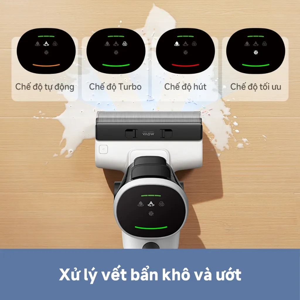 Ảnh Máy hút bụi lau nhà khô và ướt đa năng Mova K20 Pro | Không dây | Giặt nóng 60℃ - Hàng chính hãng - Bảo hành 12 tháng 3