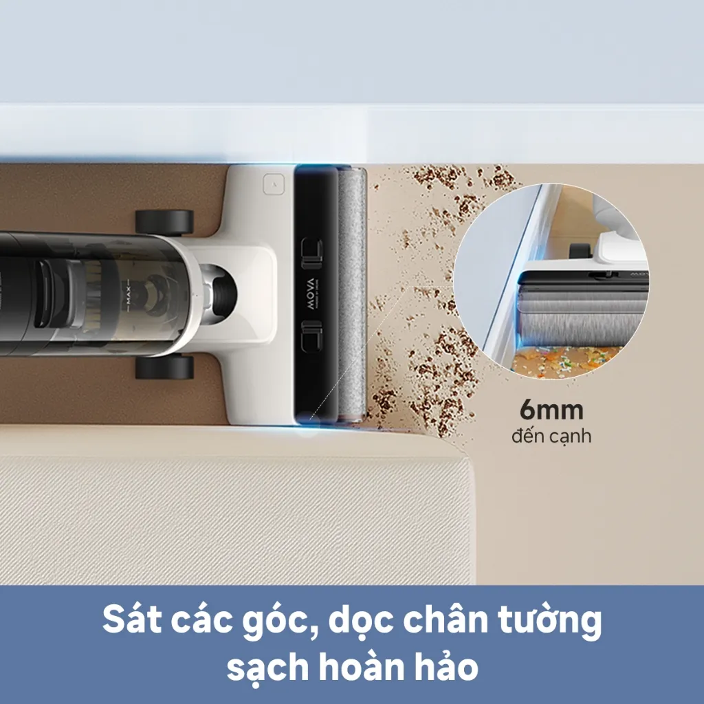 Ảnh Máy hút bụi lau nhà khô và ướt đa năng Mova K20 Pro | Không dây | Giặt nóng 60℃ - Hàng chính hãng - Bảo hành 12 tháng 4