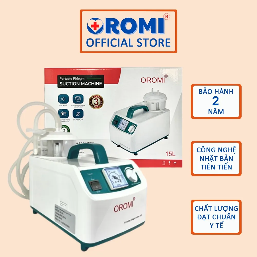 Ảnh Máy hút dịch 1 bình dành cho người lớn và trẻ em OROMI SS-6A - Bảo hành chính hãng 4