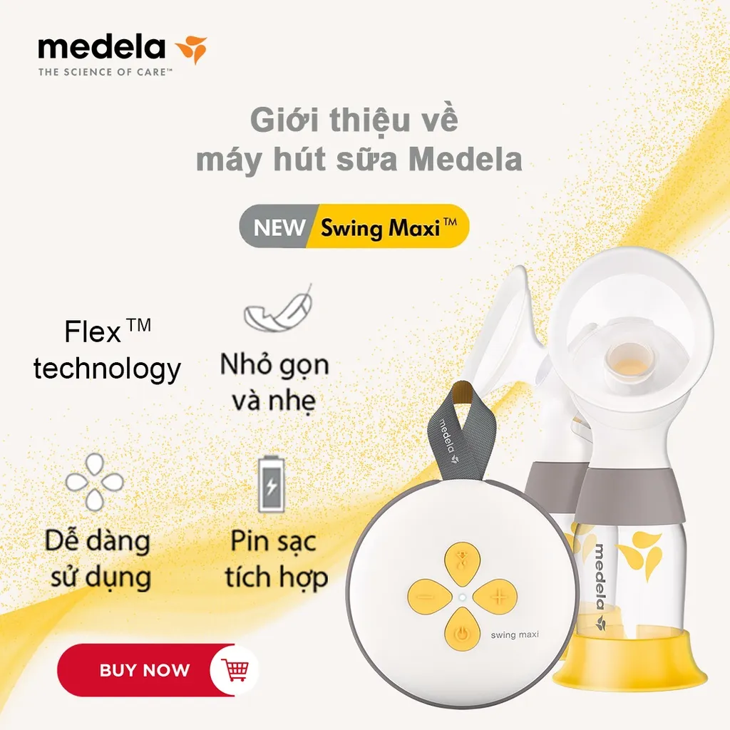 Ảnh Máy hút sữa điện đôi Medela Swing Maxi 2.0 | Có pin sạc, phễu PersonalFit Flex, công nghệ 2-Phase Expression 4