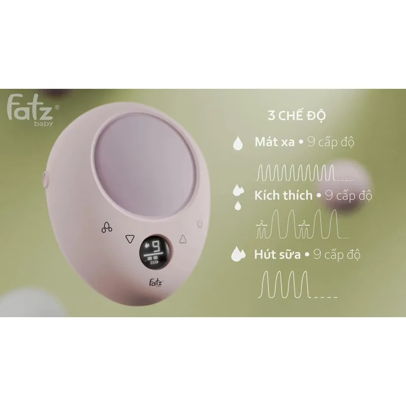 Ảnh Máy hút sữa điện đôi rảnh tay Twinfree 2 FATZBABY FB1311SD 3 chế độ mát xa/kích thích/hút sữa 9 cấp tích kèm pin sạc 4