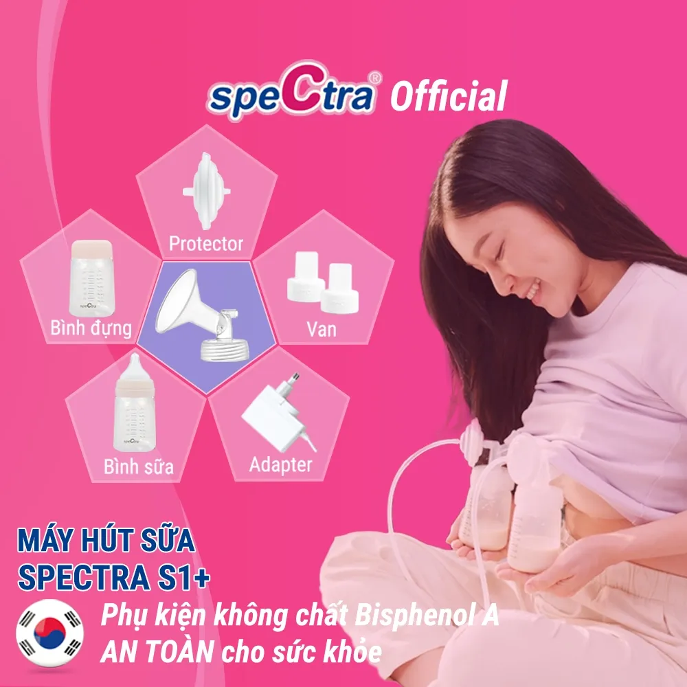 Ảnh Máy Hút Sữa Điện Đôi Spectra S1 Plus Chính Hãng (Bảo Hành 24 Tháng) 2