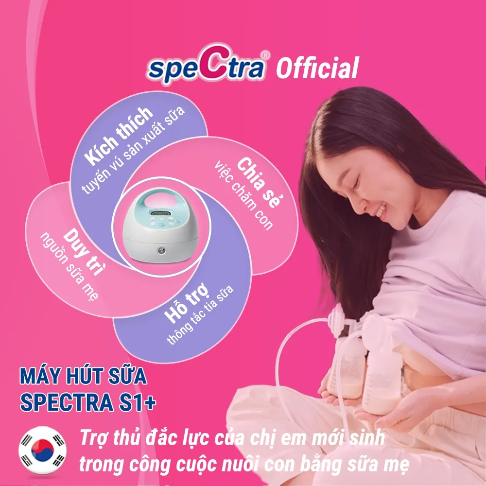 Ảnh Máy Hút Sữa Điện Đôi Spectra S1 Plus Chính Hãng (Bảo Hành 24 Tháng) 4