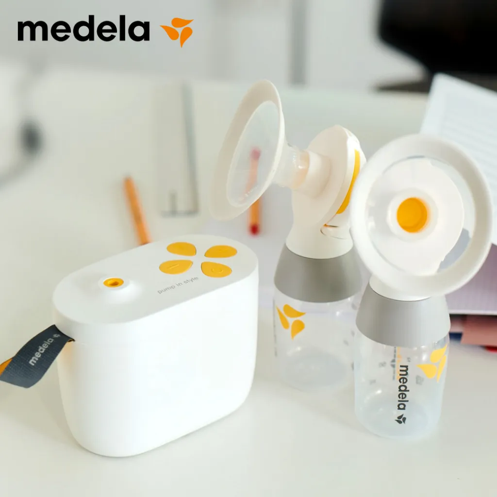 Ảnh Máy hút sữa Medela Pump In Style MaxFlow | Máy hút sữa điện đôi có túi xách và bộ bảo quản lạnh. 4