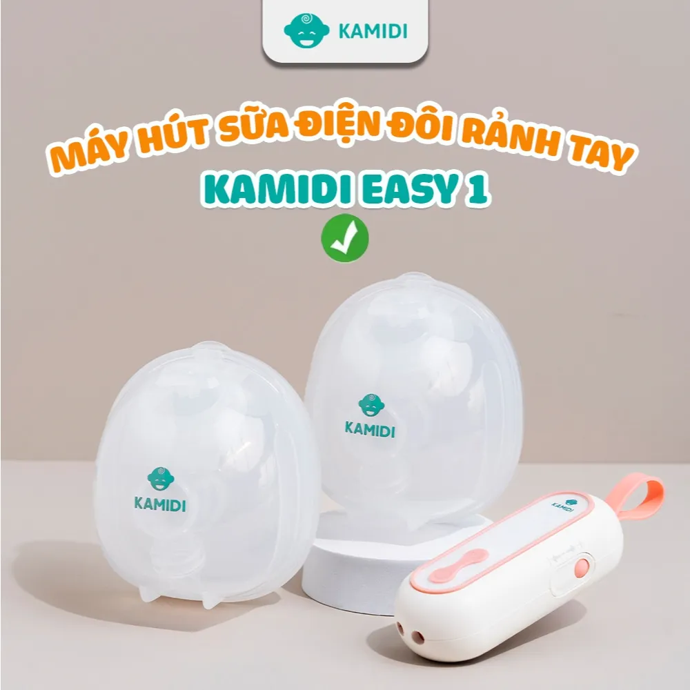 Ảnh Máy Hút Sữa Rảnh Tay Kamidi Easy 1 Máy Hút Sữa Điện Đôi Chế Độ Sinh Học Tiện Lợi Cho Mẹ 4