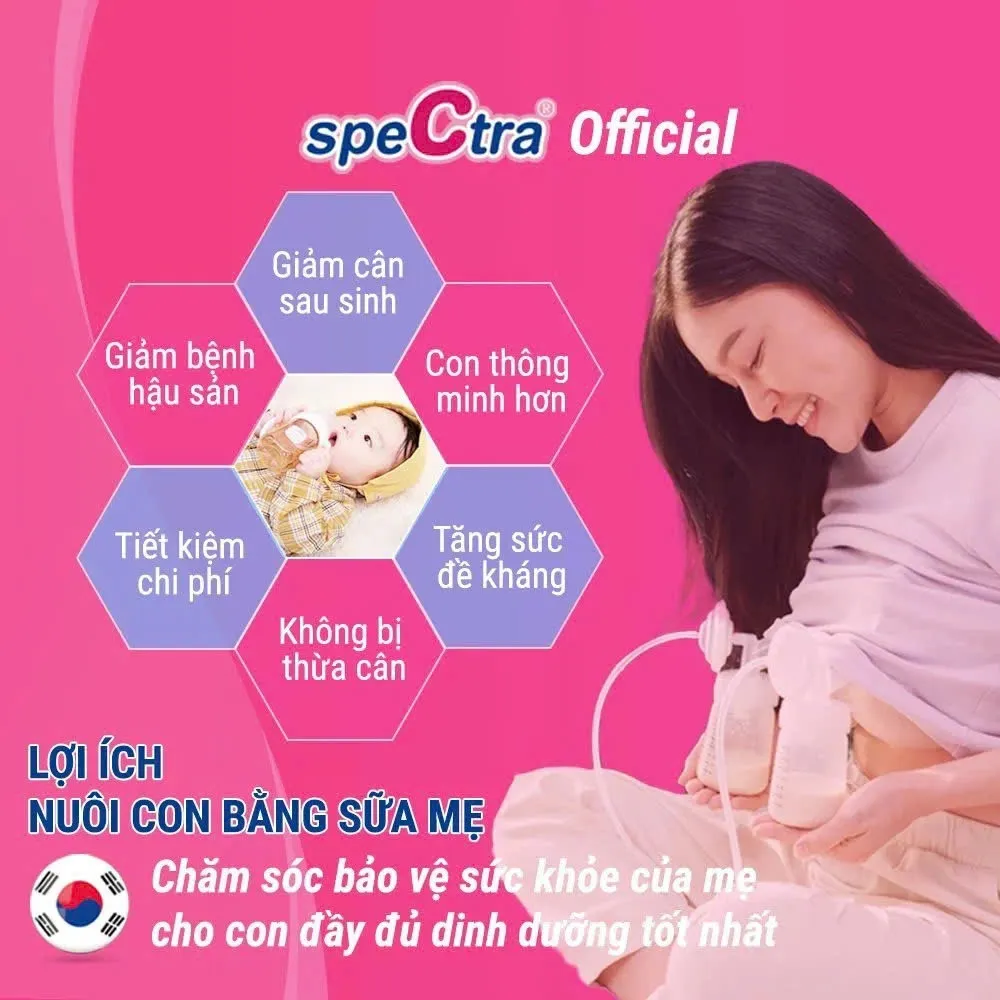 Ảnh Máy Hút Sữa Rảnh Tay Không Dây Spectra Wearable 01 Bộ (Bảo hành 24 tháng) 4