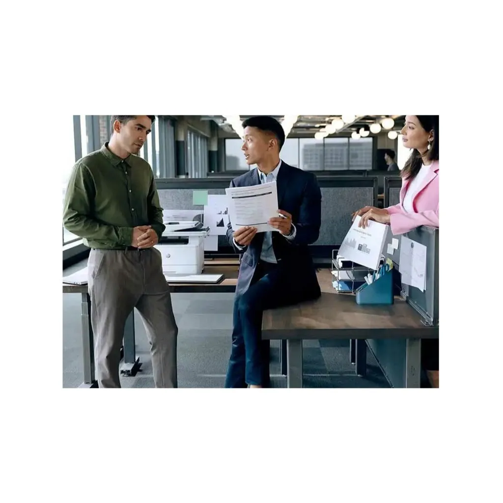 Ảnh Máy in laser đen trắng HP LaserJet Pro MFP 4103FDN 2Z628A (A4/A5/ In/ Copy/ Scan/ Fax/ Đảo mặt/ ADF/ USB/ LAN) 3