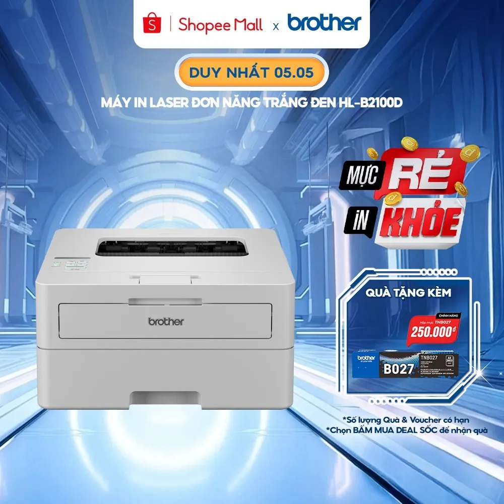 Ảnh Máy in laser đơn năng trắng đen HL-B2100D 1