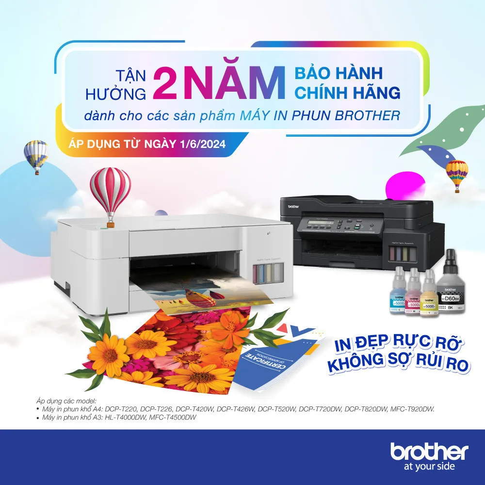Ảnh Máy in phun màu đa năng Brother DCP-T426W/ DCP-T436W 4