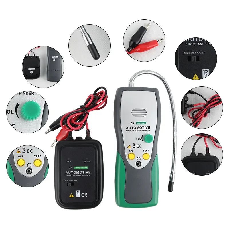 Ảnh Máy Kiểm Tra Đường Dây Cáp Mở & Kiểm Tra Đường Viền Xe Ô Tô AUTOOL duoyi DY25 4