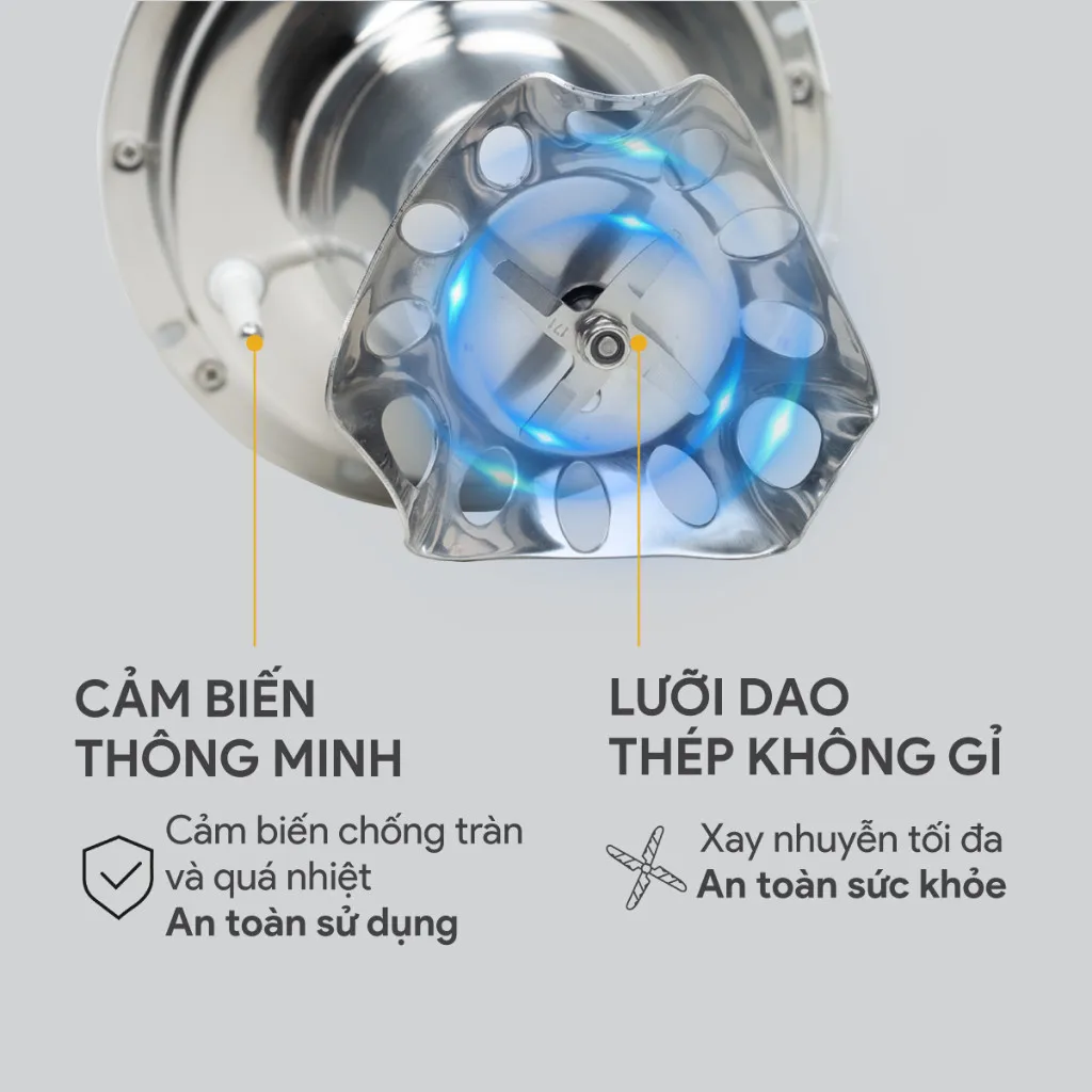 Ảnh Máy Làm Sữa Hạt Đa Năng BlueStone SMB-7329 1000W - 1.3 Lít - Chống Trào, Độ Ồn Thấp 4