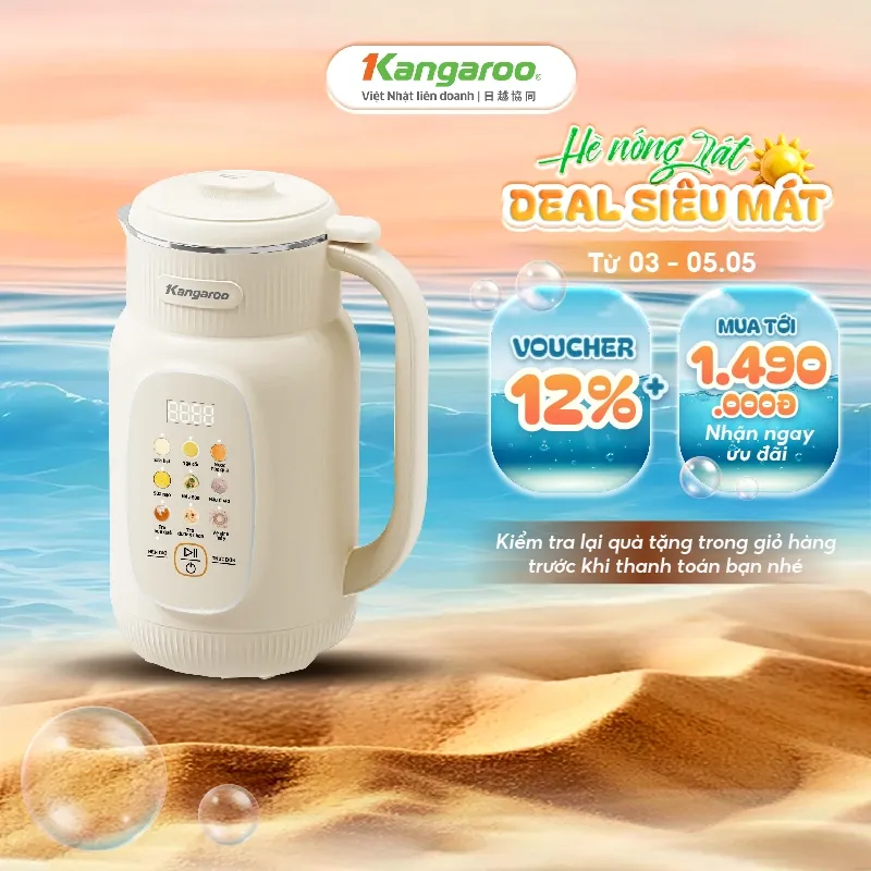 Ảnh Máy làm sữa hạt - sinh tố đa năng Kangaroo KGNM135B01 1
